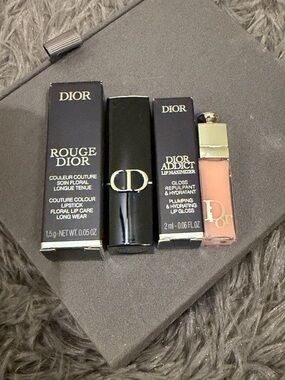 Dior Rouge Dior Lipstick & Dior Addict Lip Maximizer miniature
